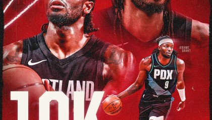 开云官网-里程碑！格兰特解锁生涯10000分里程碑，开拓者队史第47位