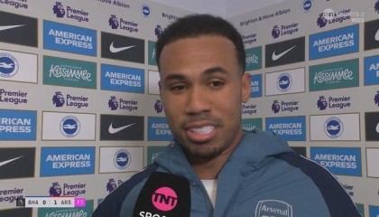 加布里埃尔：开场门线解围？我意识到自己必须覆盖后面的位置